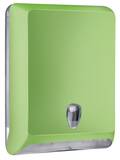 Colored Design Falthandtuch-Spender grün
