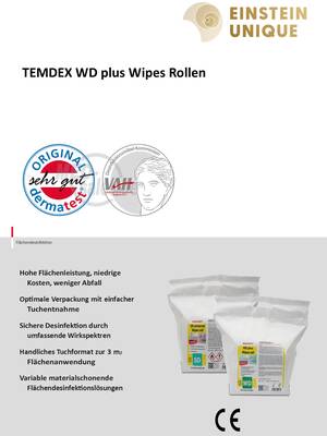 TEMDEX®-WD Plus Wipes-Rollen 36 Rollen